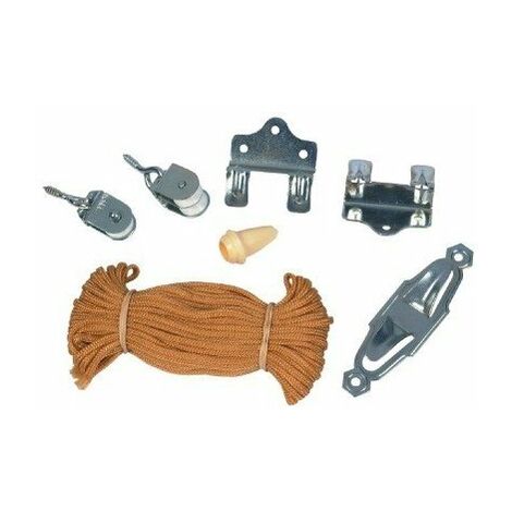 Kit complet pour montage store cordon chamois