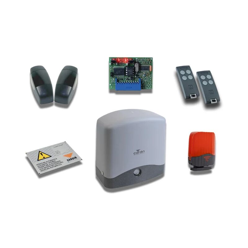 Kit portails coulissants avec un poids de vantail de 300kg 24v kt-slacefast - Cardin