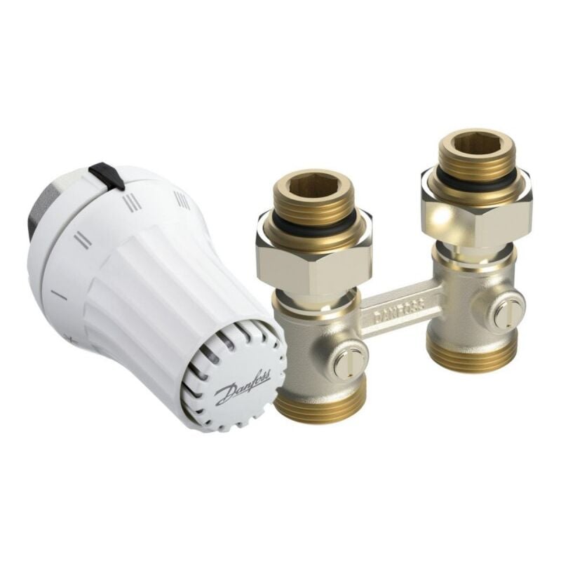 Kit Thermostatique Danfoss rae-k + rlvks Equerre DN15 - 013G5090