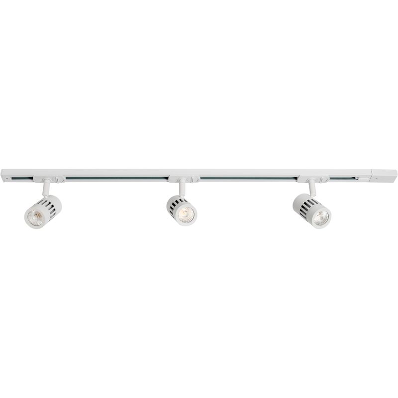Sulion - Rail avec spots led 3x8W 3000K Blanc