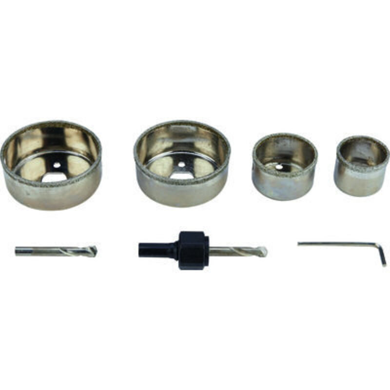 Scid - Kit complet trépan couronne diamantée 4 trépans 44 - 65 - 68 p 30 mm