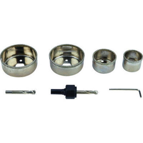 Kit Complet Trépan Couronne Diamantée Scid - 4 Trépans 44 - 65 - 68 P  30 Mm