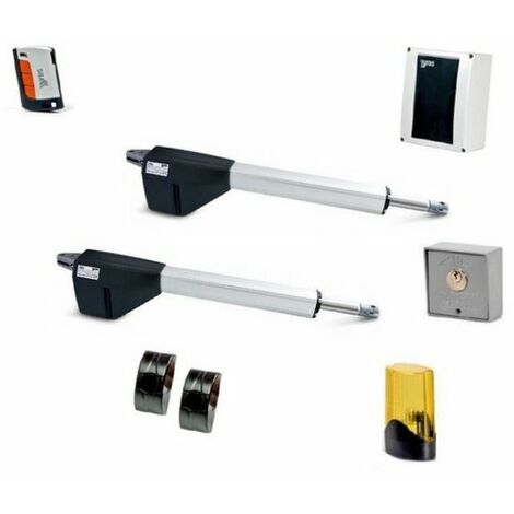 Kit complet vérin irréver. EGO, 230V avc armoire de commande, 2battants 2m50 VDS