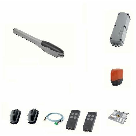 Kit complet vérin vis sans fin BLEGOS, portail 2 battants, 24V, avec encodeur et batterie - CARDIN -