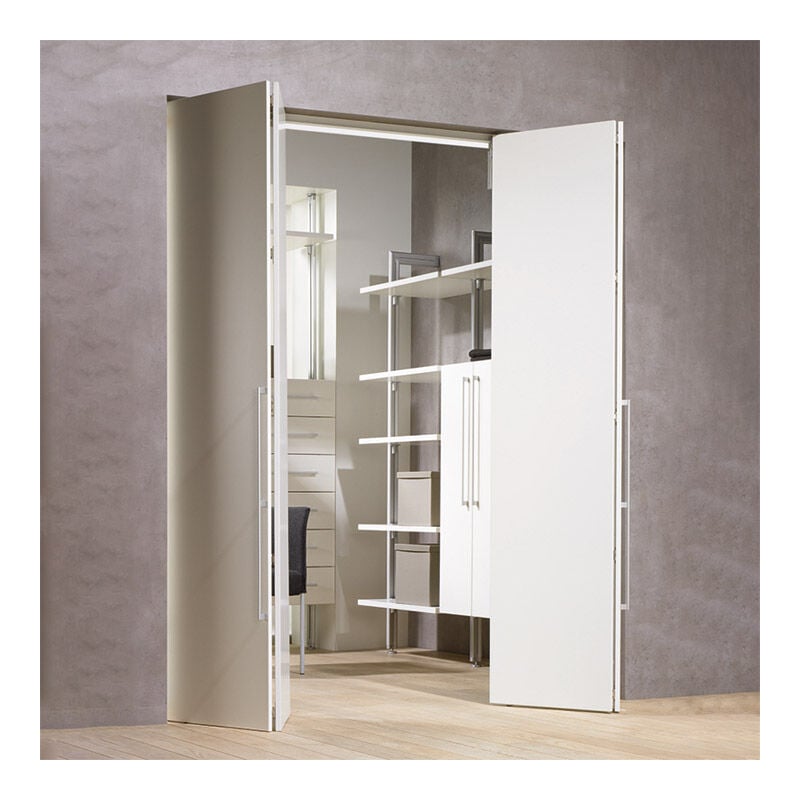 Hettich - Kit complet wingline 230 - Charge maxi par vantail : 25 kg - Côte de ferrage : a droite