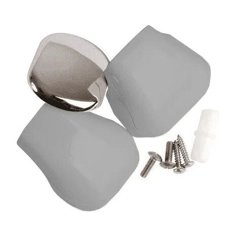 Kit completo de bisagras LUNES G Cromadas