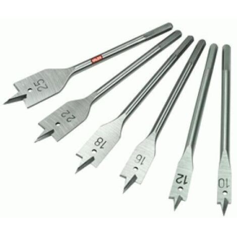Kit completo di 6 meccaniche per legno con frese, punte foratrici e trapano.