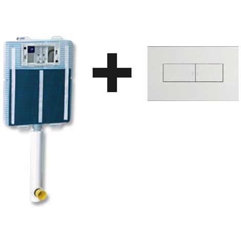 Kit completo di cassetta incasso Idea 4.5 e placca bianca di Its
