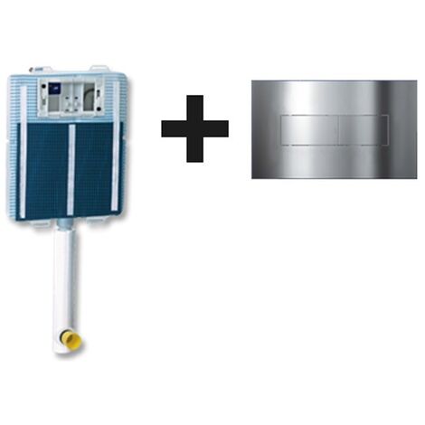 Kit completo di cassetta incasso Idea e placca cromo di Its