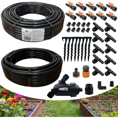 Tubo irrigazione a goccia passo 20 / 33 Ala gocciolante 16mm orto giardino  siepe