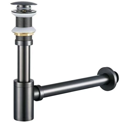 Kit Scarico Lavello Cucina Con 2 Vasche, Sifone Tubolare Salvaspazio - Foto 8