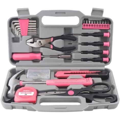 Kit completo di utensili manuali multifunzionali per la casa: nastro metrico, martello e altri utensili da fai-da-te della marca deng ALOVEZ
