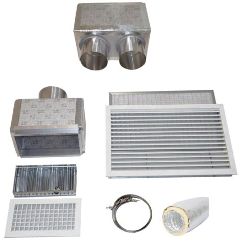 Kit completo per la distribuzione canalizzata dell'aria kit 2 vie compl.x distr.aria canalizzata