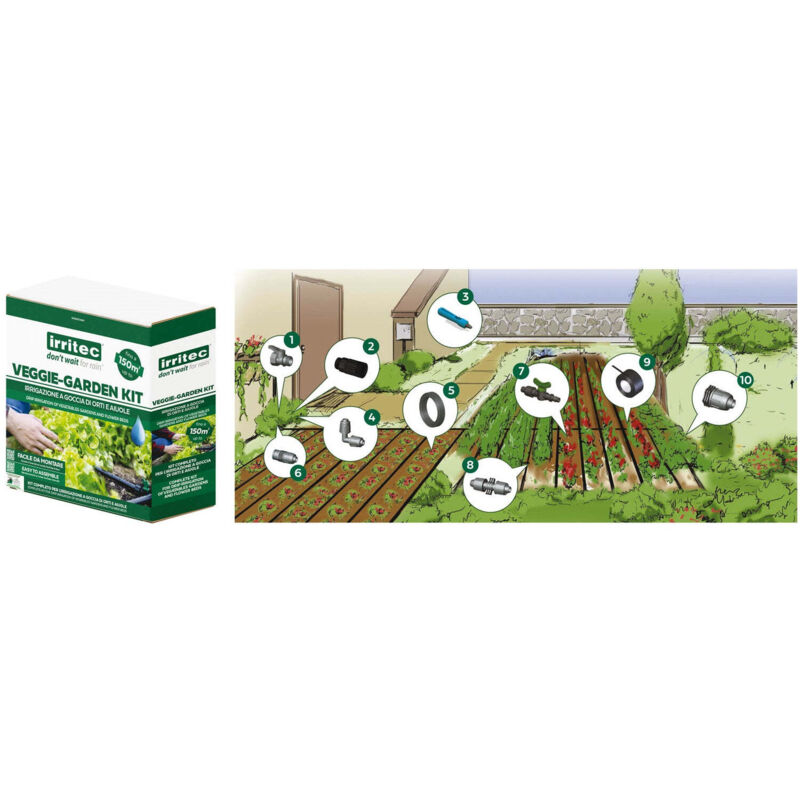 Kit Irrigazione A Goccia Veggie garden