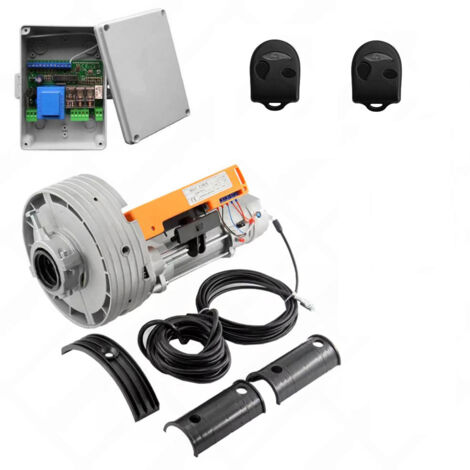 Kit Completo Serranda Serrande Avvolgibile Saracinesca Garage Motore 180KG 230v