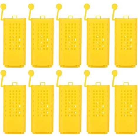 Kit comprenant 10 cages à reines, un bac d'élevage d'abeilles, un marqueur de cage en plastique, un rouleau de transport, un collecteur d'insectes et tout l'équipement nécessaire - AquaForge