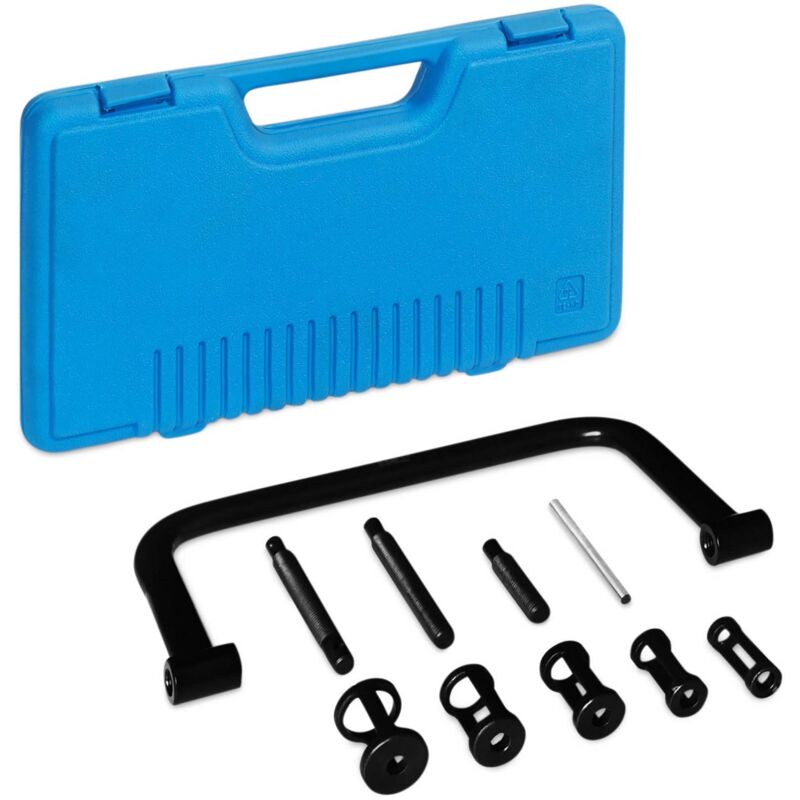 MSW - Kit Compresseur Ressort De Soupape Air Comprimé Universel Réparation 10 Pièces - Noir