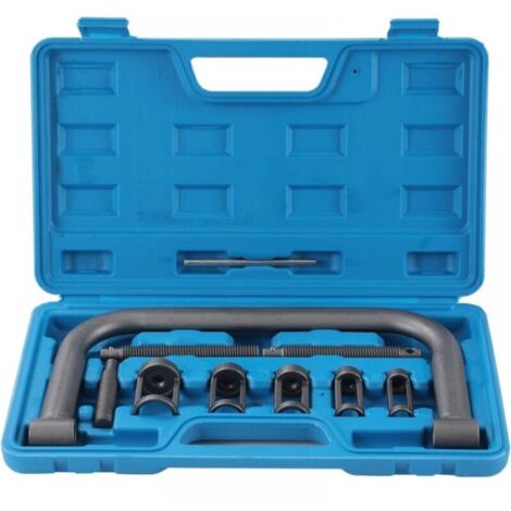 Kit Compresseur Ressort Soupape 10 Pièces Portable 5 en 1 Voiture Camion Moto Moteur Essence Diesel Outil Réparation Garage