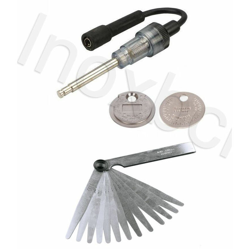 

kit comprobador de bujias + galga de bujias + galgas de espesores