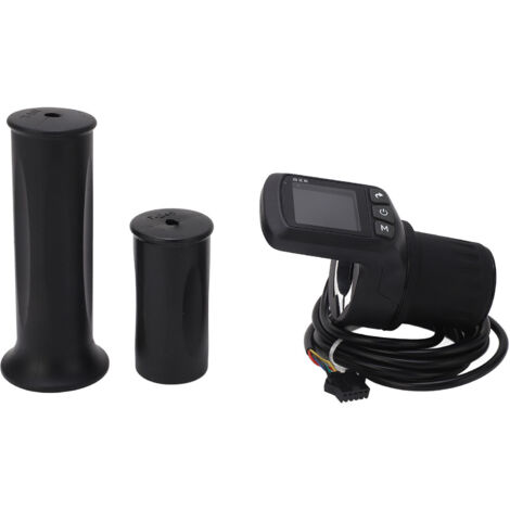 Kit computer per bici elettrica, pannello display LCD ABS, mezza impugnatura e cavo comune 5P, 24 V, 36 V, 48 V, 60 V