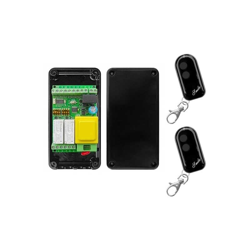 Kit pour rideaux avec 1pcs centrale START-S1XL + 1pcs Boîte en polycarbonate BOX-1 + 2pcs smile-h Nologo KIT-S1XL