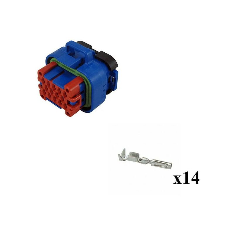 

Kit Conector Ampseal Macho 14 Vías azul