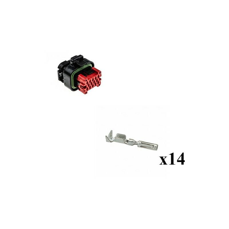 

Kit Conector Ampseal Macho 14 Vías negro