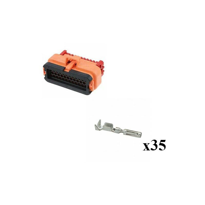

Kit Conector Ampseal Macho 35 Vías naraja