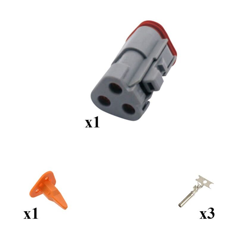 

Deutsch - Kit Conector DT series Macho 3 Vías