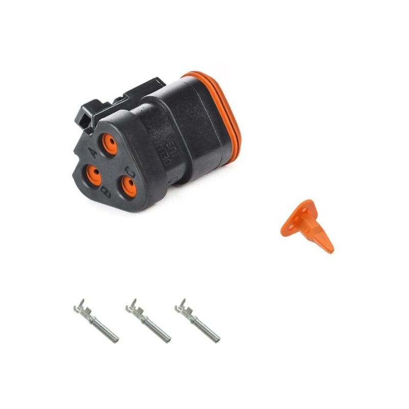 

Kit Conector DT series Macho 3 Vías EP06
