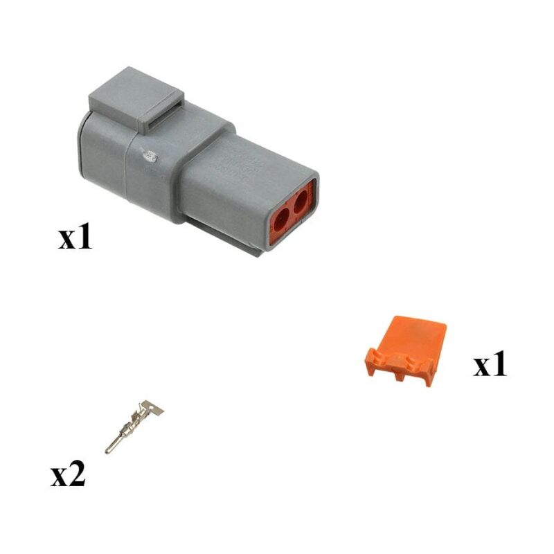 

Kit Conector DTP series Hembra 2 Vías