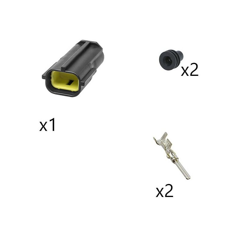 

Te/connectivity - Kit Conector Econoseal J-Mark II hembra 2 Vías