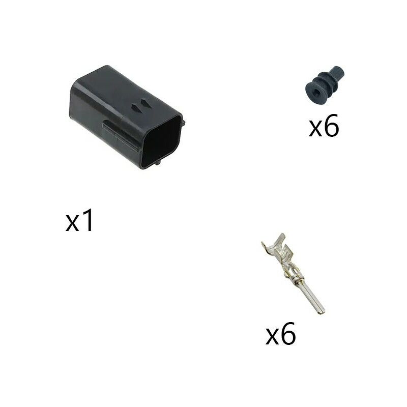 

Te/connectivity - Kit Conector Econoseal J-Mark II hembra 6 Vías