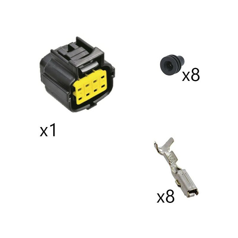 

Te/connectivity - Kit Conector Econoseal J-Mark II Macho 8 Vías