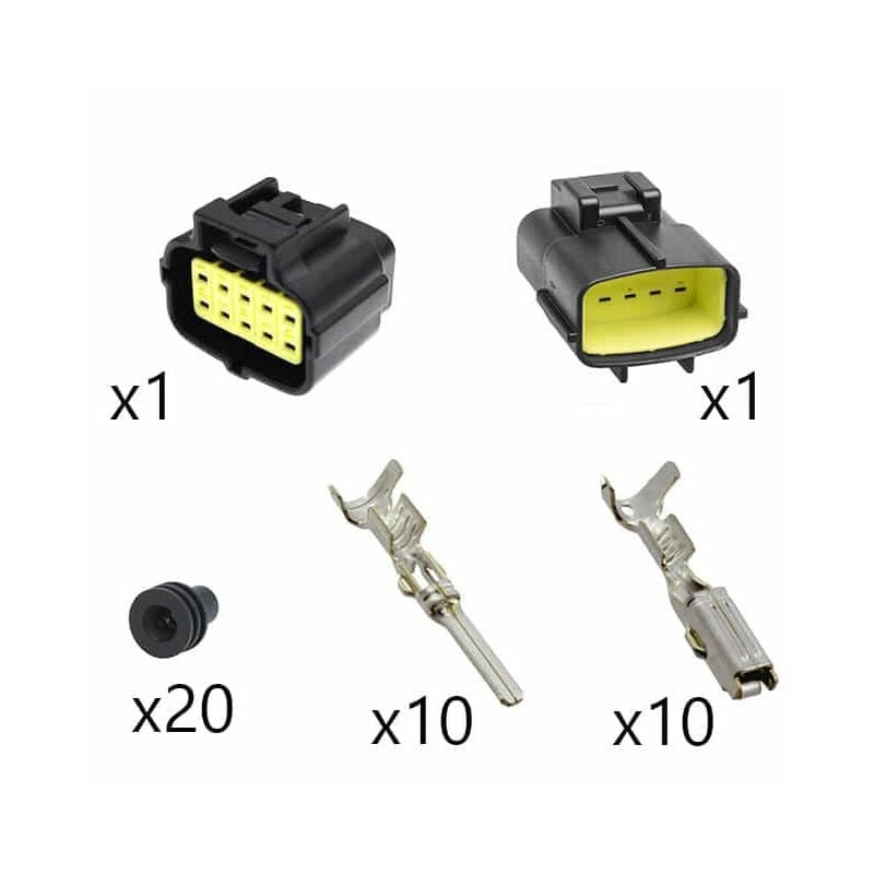 

Kit Conector Econoseal J-Mark II macho hembra 10 Vías