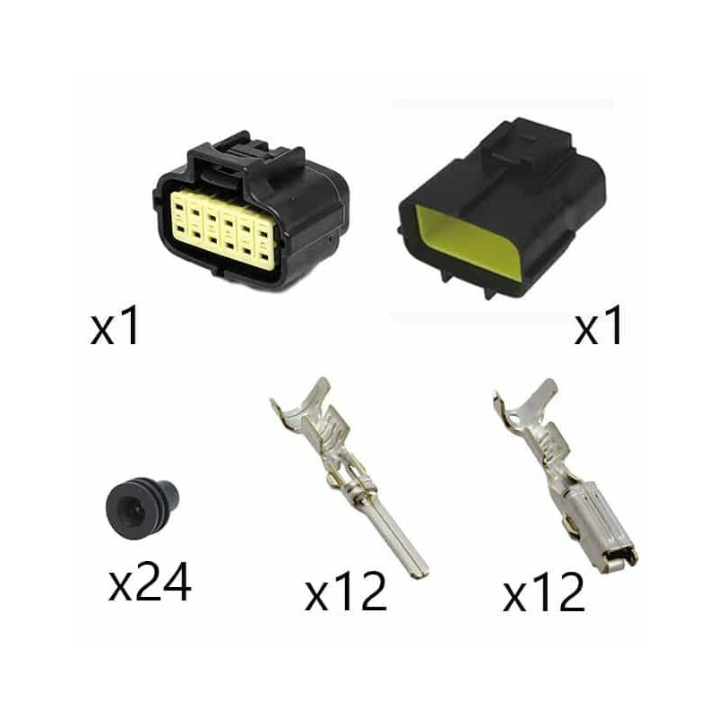

Kit Conector Econoseal J-Mark II macho hembra 12 Vías