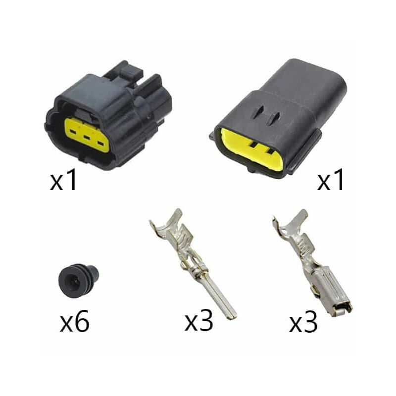 

Kit Conector Econoseal J-Mark II macho hembra 3 Vías