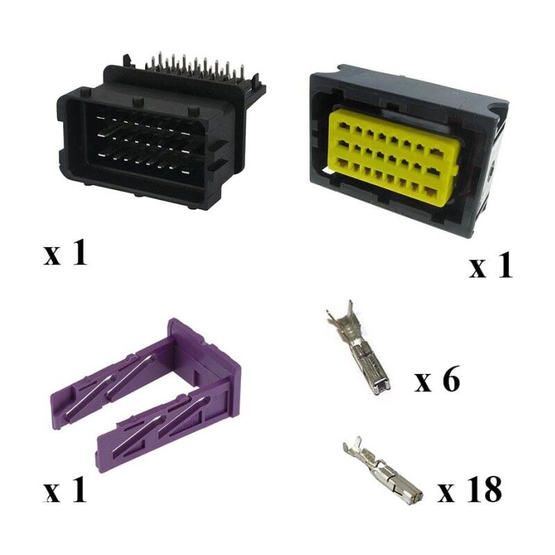 

Kit Conector Framatome 24 Vías Macho Hembra PCB