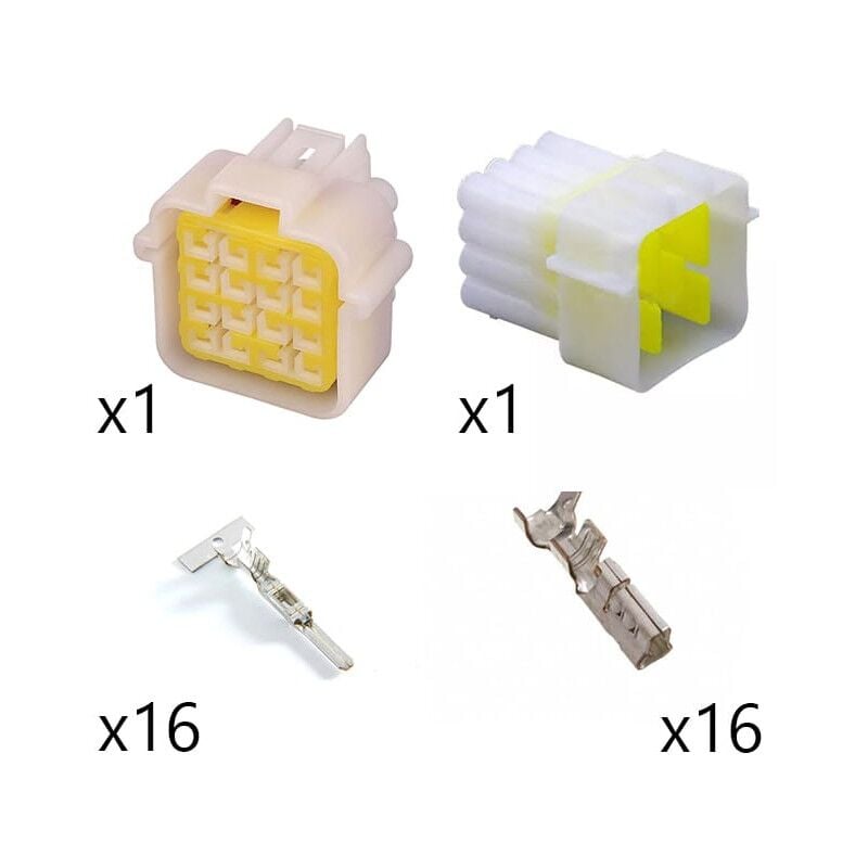 

Kit Conector 090 Macho Hembra 16 Vías - Furukawa