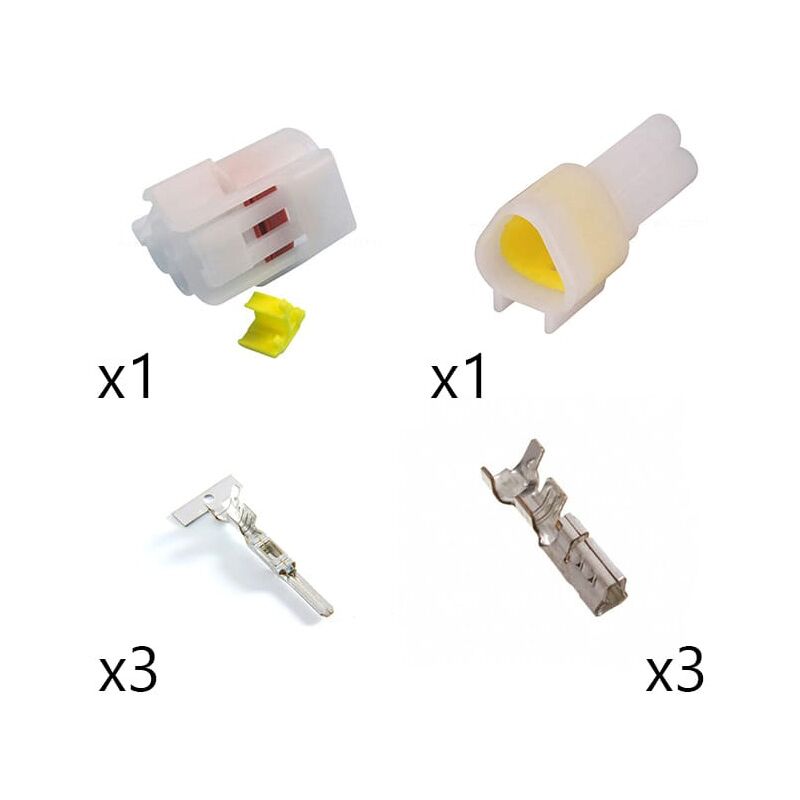 

Furukawa - Kit Conector 090 Macho Hembra 3 Vías