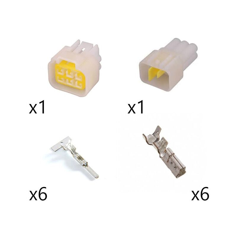 

Furukawa - Kit Conector 090 Macho Hembra 6 Vías