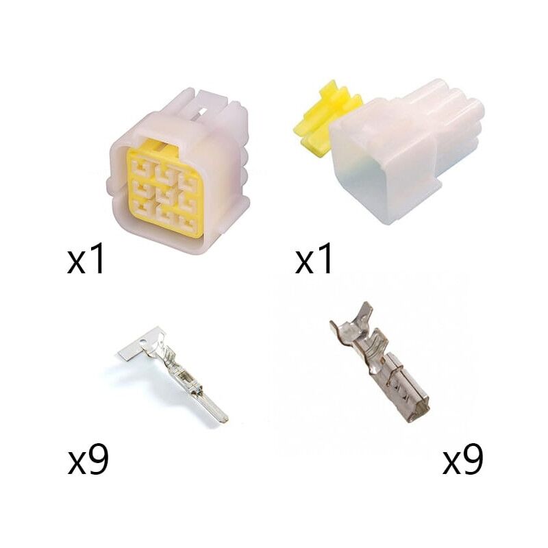 

Furukawa - Kit Conector 090 Macho Hembra 9 Vías