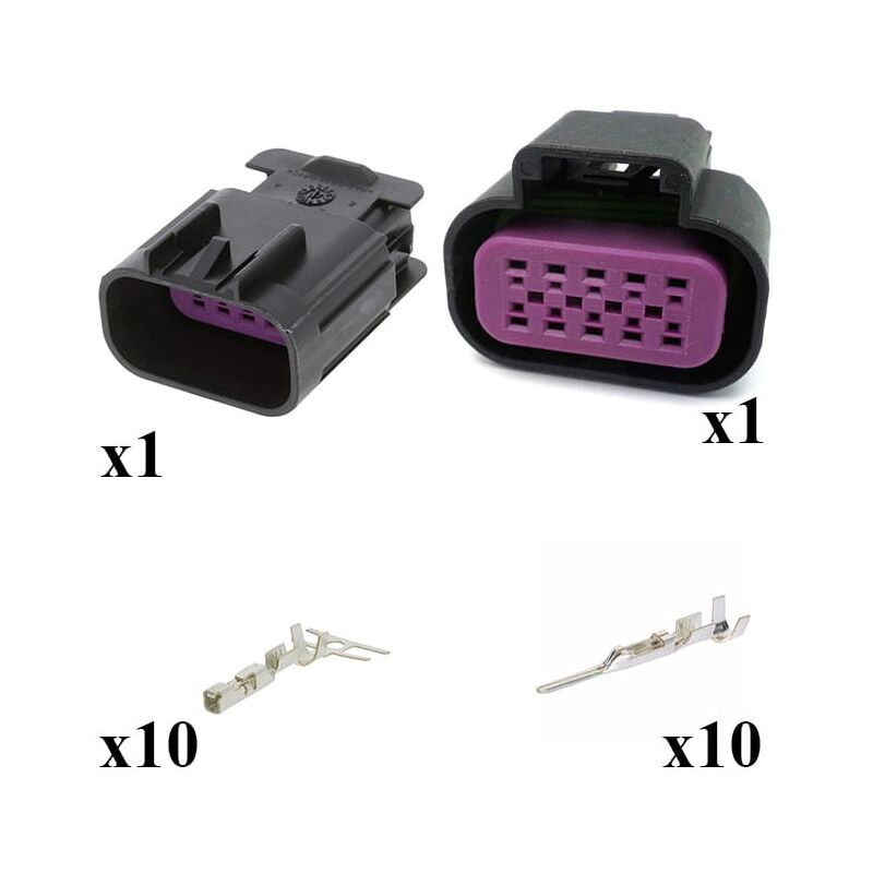 

Kit Conector GT 150 series Macho Hembra 10 Vías