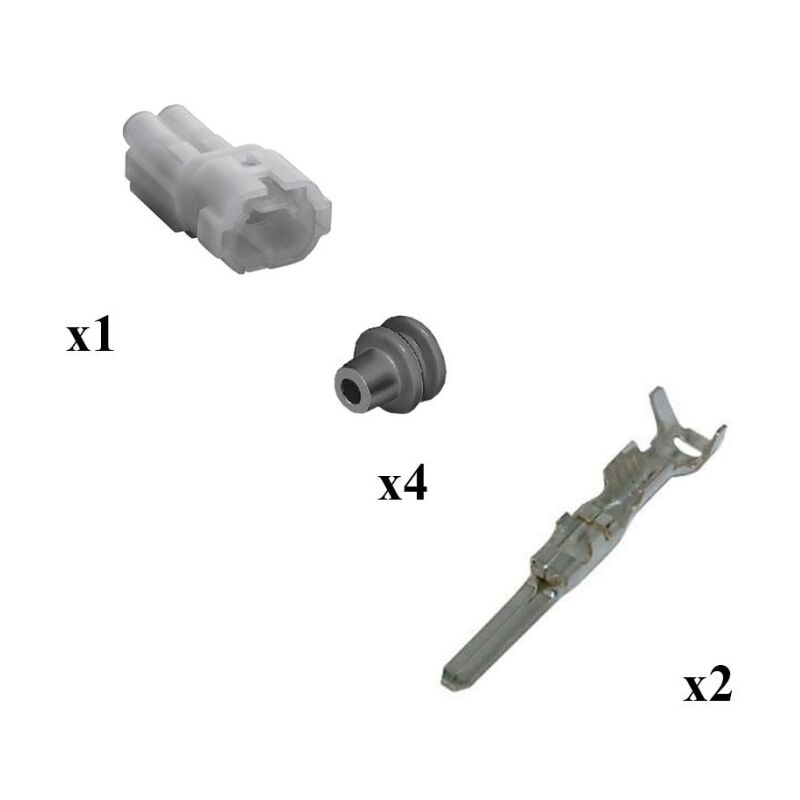 

Kit Conector HM Sealed Hembra 2 Vías Tipo A