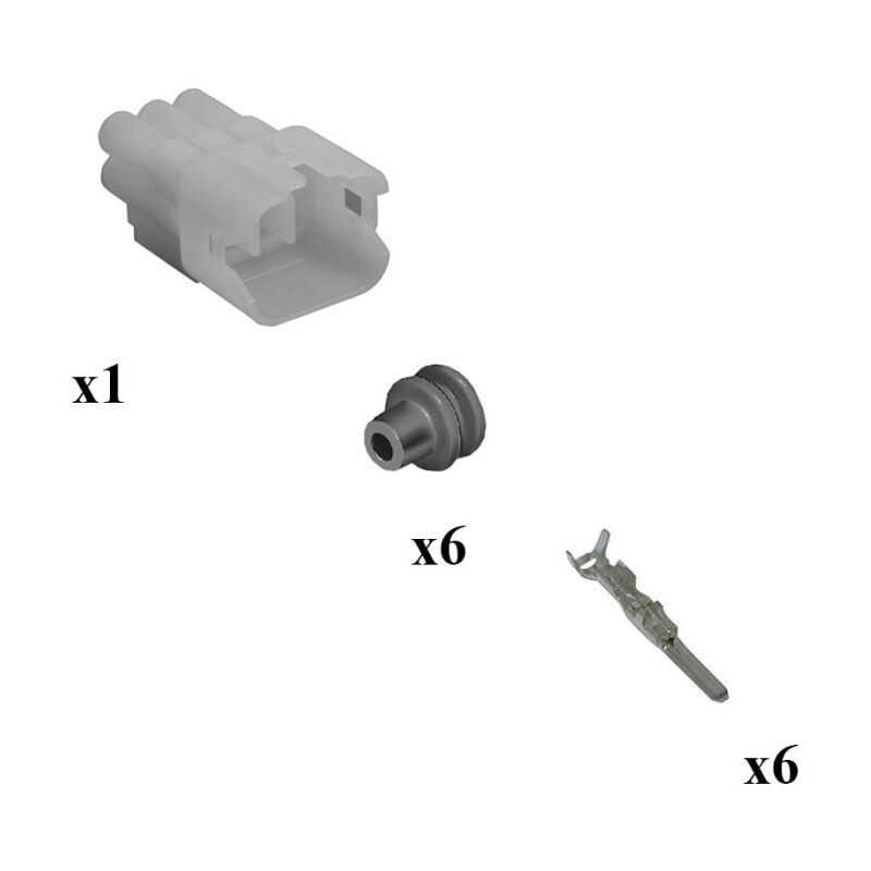

Errebi Group - Kit Conector HM Sealed Hembra 6 Vías Tipo A