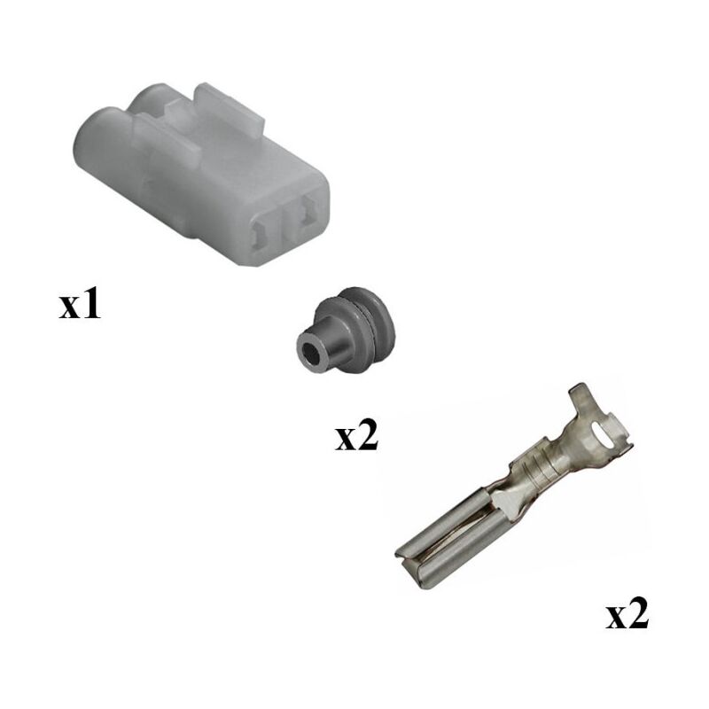 

Kit Conector HM Sealed Macho 2 Vías Tipo A