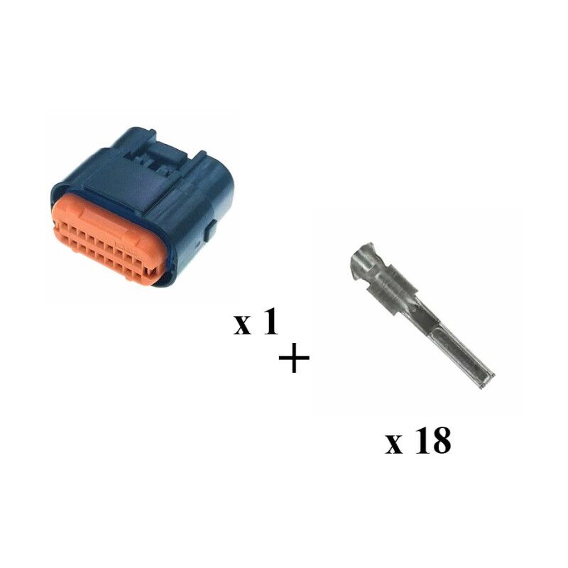 

Kit Conector JAE MX23A Macho 18 Vías