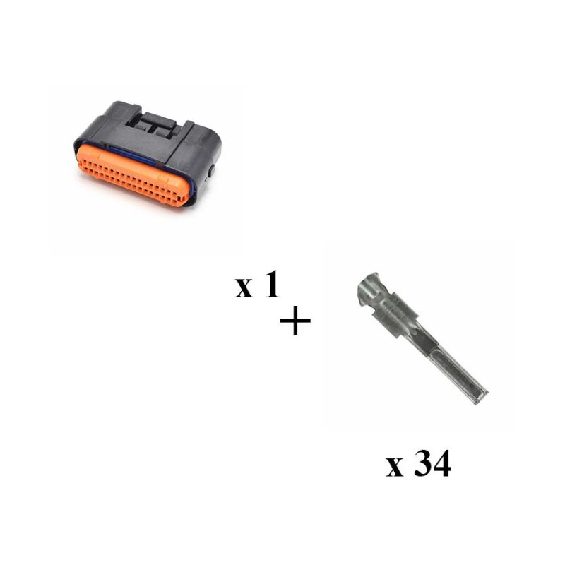 

Kit Conector JAE MX23A Macho 34 Vías