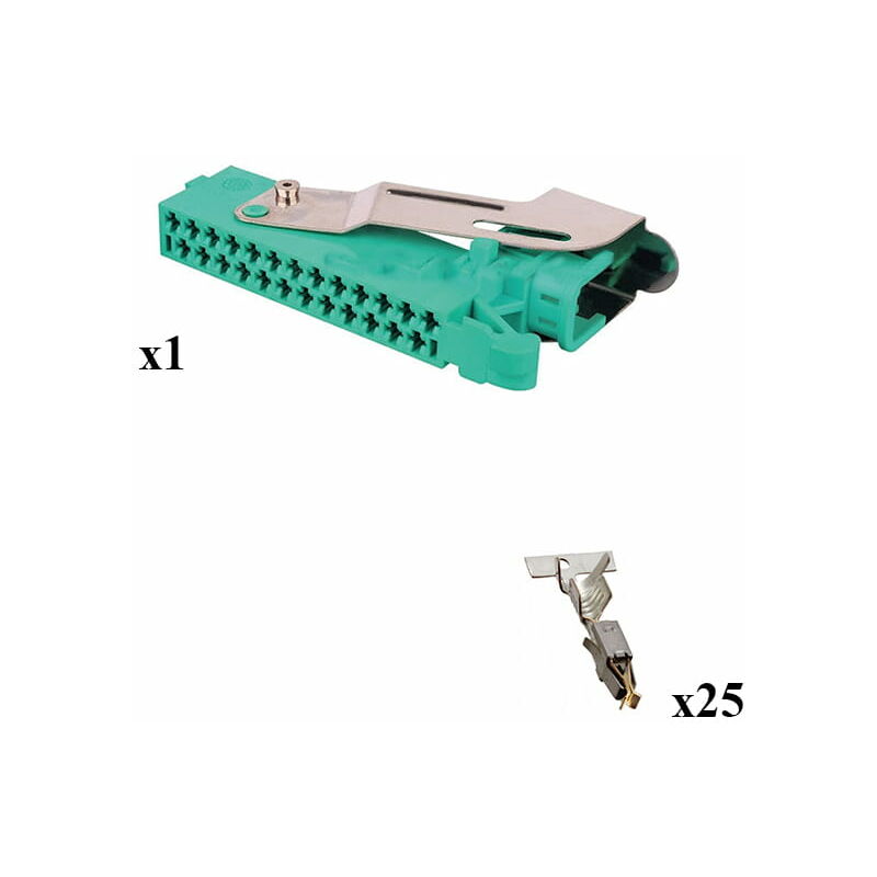 

Kit Conector JPT series Macho 25 Vías verde