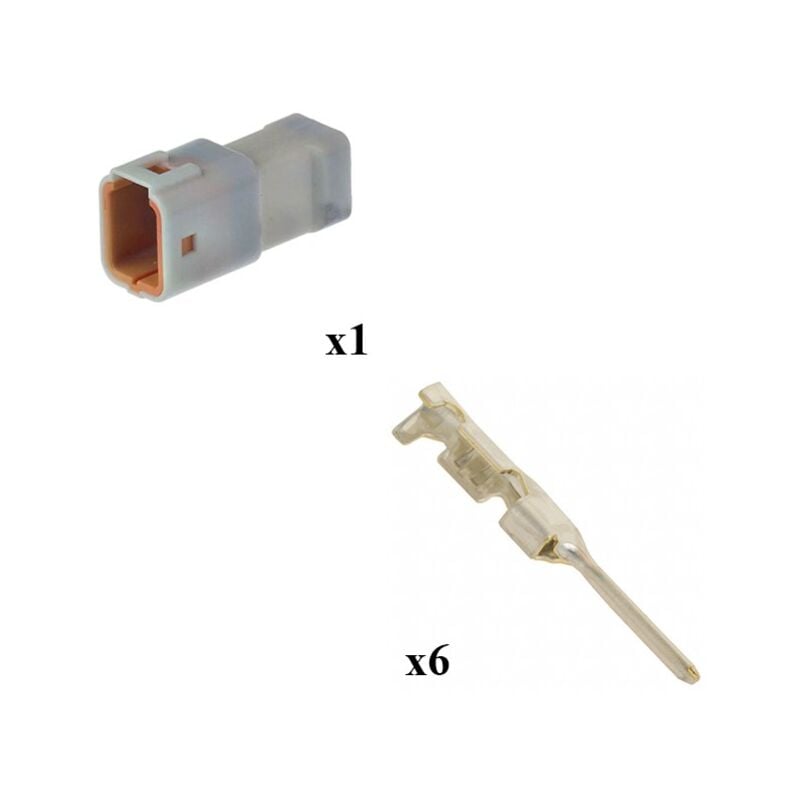 

Kit Conector JWPF Hembra 6 Vías